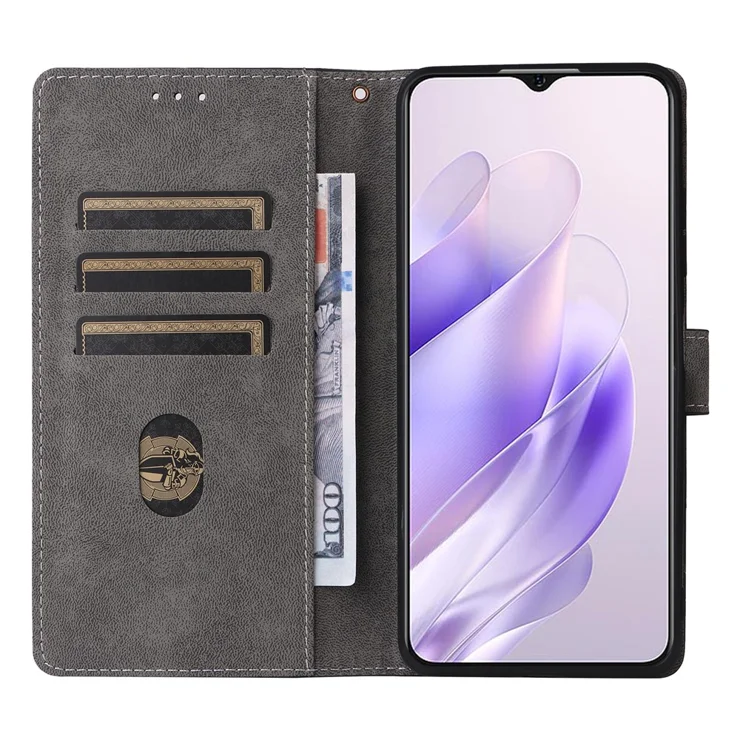 For Oukitel C37 Case Wallet PU Leather Phone Cover RFID Blocking Technology - Blue For Oukitel C37 Case Wallet PU Leather Phone Cover RFID Blocking Technology - Blue