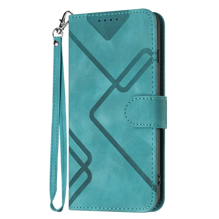 YX0040 For Xiaomi Redmi Turbo 3 5G / Poco F6 5G Case Wallet PU Leather Phone Cover - Baby Blue