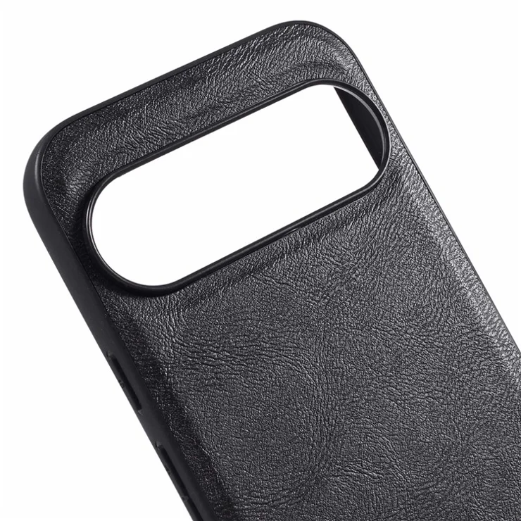 X-LEVEL Bojue-3 Series For Google Pixel 9 Pro XL Case PU Leather Business Phone Back Cover - Black
