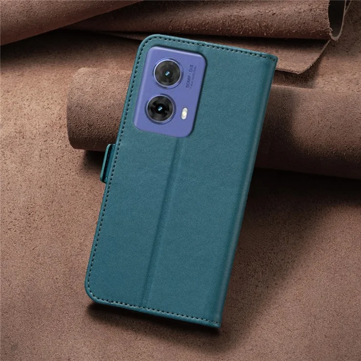 BINFEN COLOR BF31 For Motorola Moto G85 5G / S50 Neo 5G Case Wallet Leather Flip Phone Cover - Green