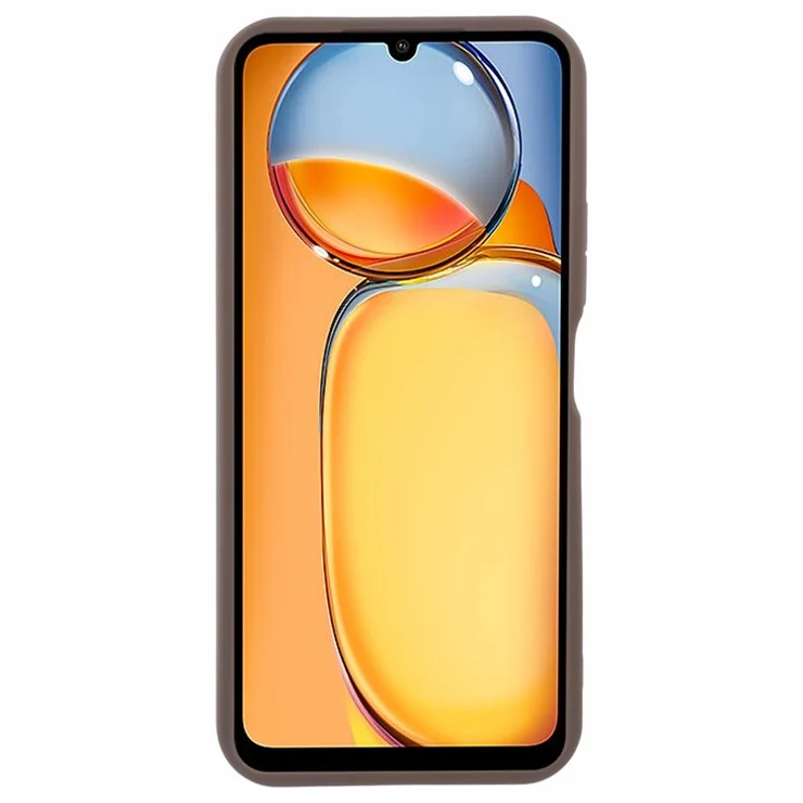 For Xiaomi Redmi 13C 4G / Poco C65 4G Case TPU Phone Cover Camera Protection - Brown
