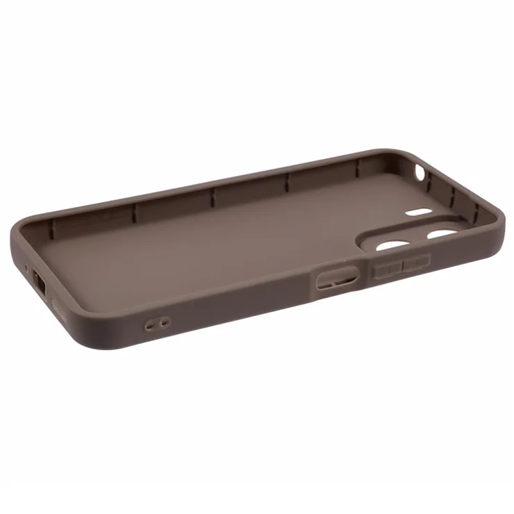 For Xiaomi Redmi 13C 4G / Poco C65 4G Case TPU Phone Cover Camera Protection - Brown