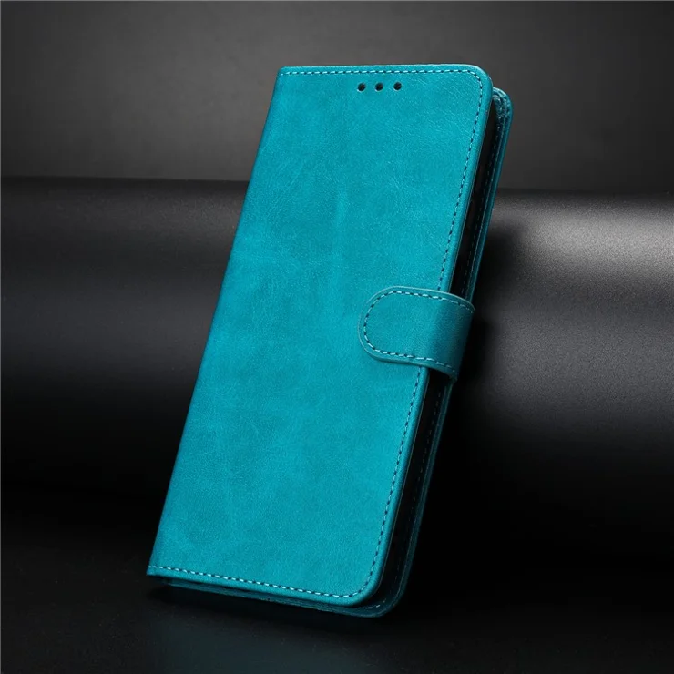 For Realme Note 60x 4G / C63 4G / C61 4G / Note 60 Case Calf Texture Flip Leather Phone Cover Handbag - Green