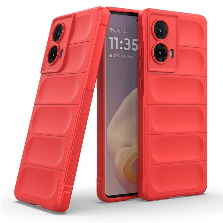 For Motorola Moto G85 5G / S50 Neo 5G Case Soft TPU Shockproof Phone Cover - Red