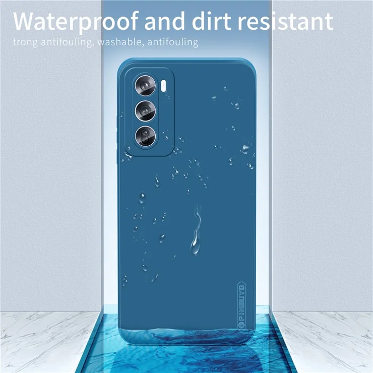 PINWUYO JK Touching Series For Oppo Reno12 Pro 5G (Global) TPU Case Fiber Lining Phone Cover - Matcha Green