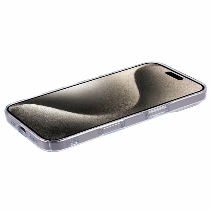 X-LEVEL For iPhone 16 Case Slim Hard PC Transparent Shockproof Phone Cover - Transparent