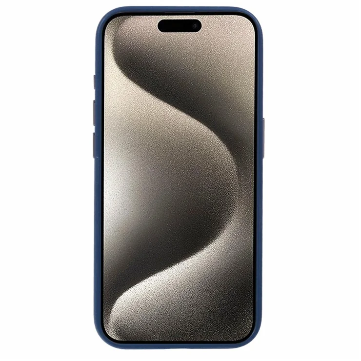 X-LEVEL For iPhone 14 Pro Max Case Slim PU Leather Hard PC Shell Phone Cover - Blue