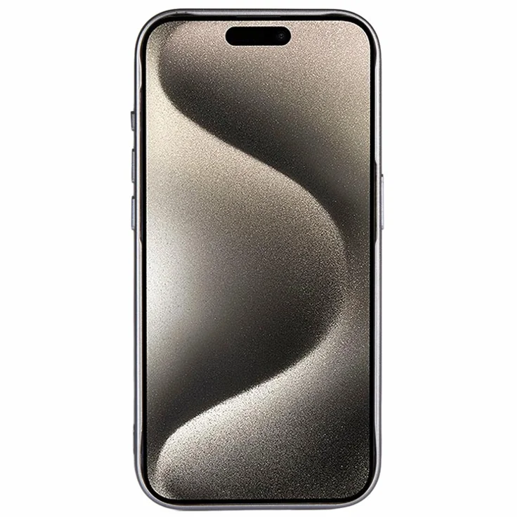 X-LEVEL For iPhone 14 Pro Case Ultra-Thin PC Hard Phone Cover Carbon Nano Fiber Texture - Titanium Grey
