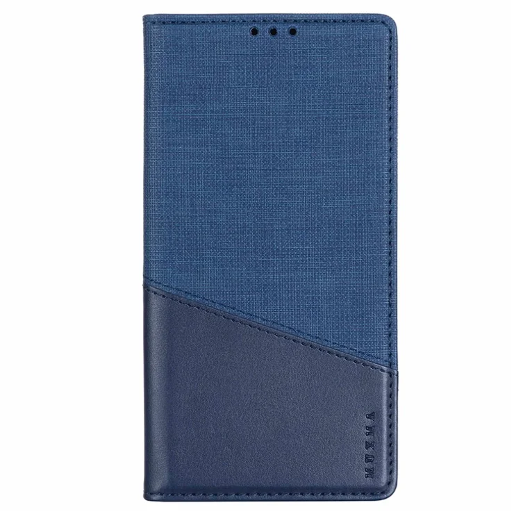 MUXMA MX109 For Xiaomi Poco F6 5G / Redmi Turbo 3 5G Case Leather Phone Cover RFID Blocking Technology - Blue