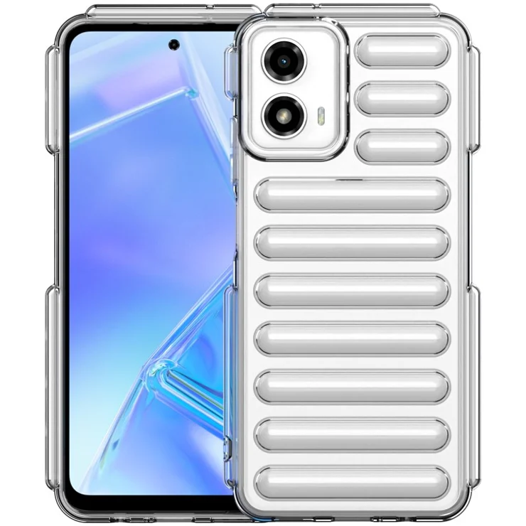 Capsule Series for Motorola Moto G45 5G / G34 5G Case TPU Anti-Drop Cell Phone Cover - Transparent