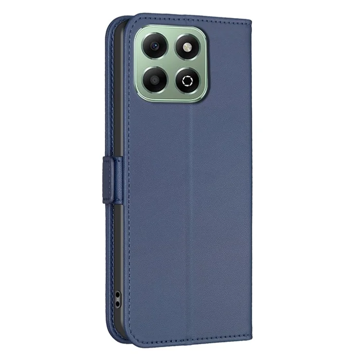 BINFEN COLOR BF31 For Honor X6b 4G Case Wallet Stand Leather Phone Cover - Blue