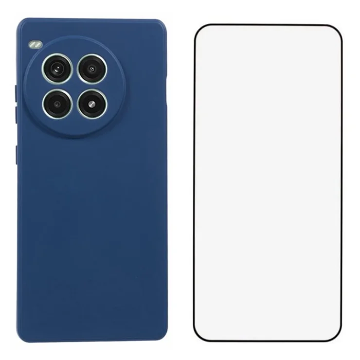 WANLONFENG RB2 Series for OnePlus Ace 3 Pro 5G Case TPU Protective Cover with Screen Film - Sapphire