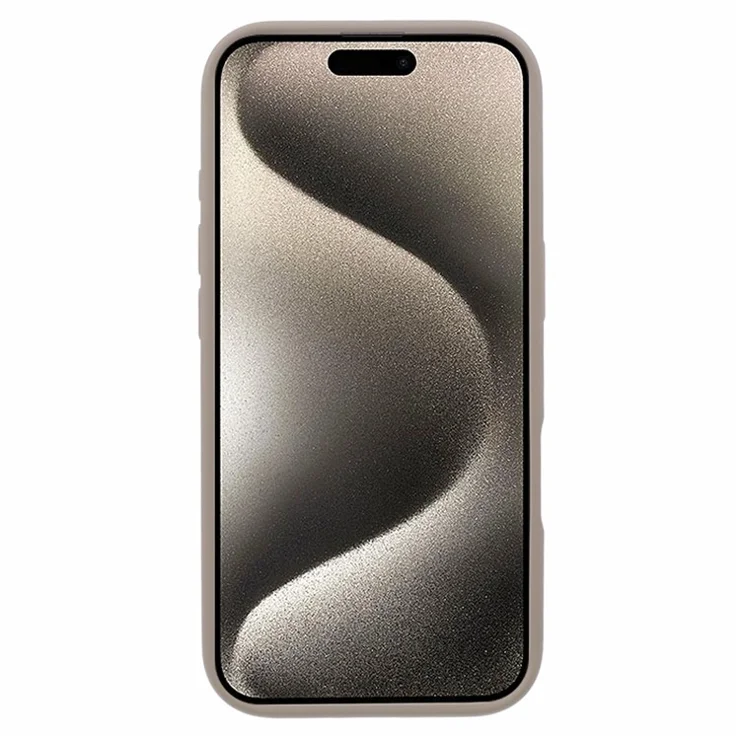 For iPhone 16 Plus Case Rotatable Magnetic Kickstand TPU+PC Matte Phone Cover - Titanium Gold