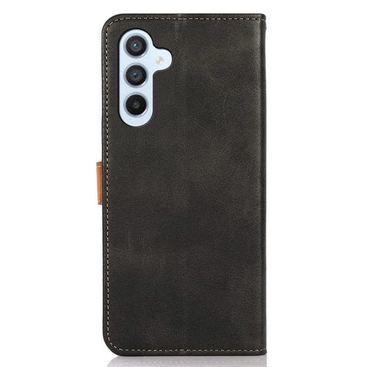 KHAZNEH For Samsung Galaxy A16 5G / A16 4G Wallet Phone Case Stand Leather Flip Cover - Black