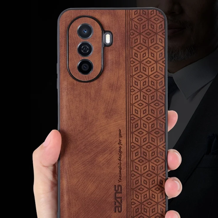 AZNS For Huawei nova Y70 4G Y70 Plus 4G Imprinted PU Leather