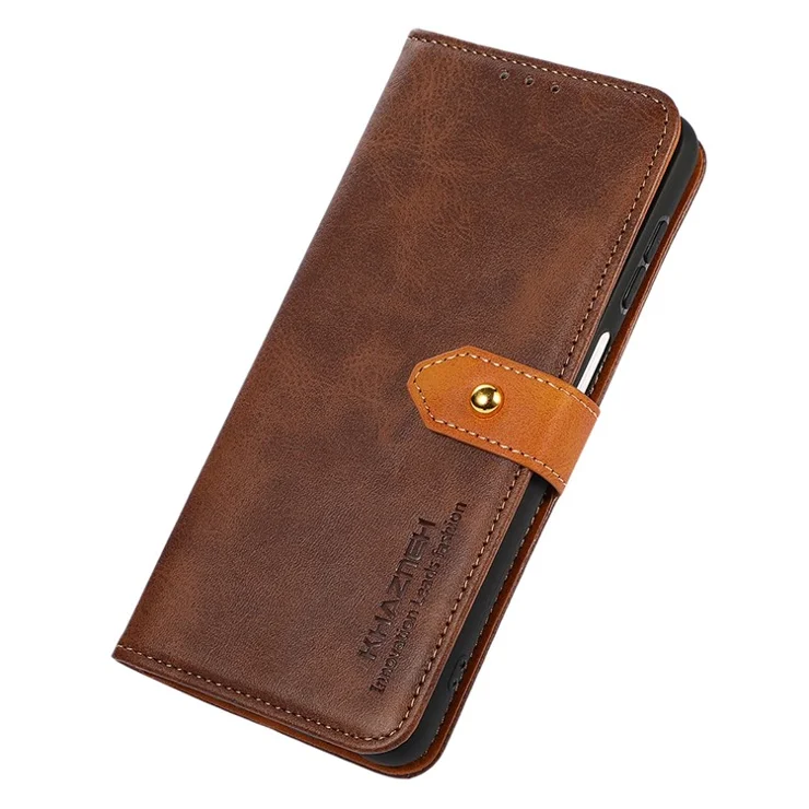 KHAZNEH For Honor X6b 4G Wallet Phone Case Stand Leather Flip Cover - Brown