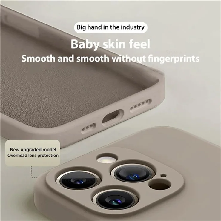 For iPhone 15 Pro Max Magnetic Case Shockproof Soft TPU Phone Cover - Baby Blue