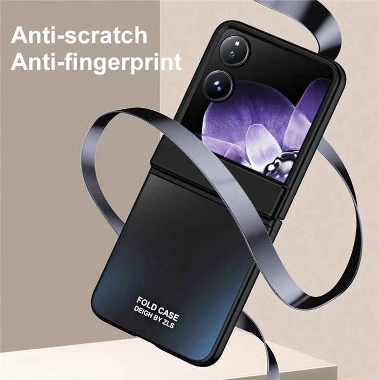 For Xiaomi Mix Flip 5G Case Electroplating Hard PC Protective Phone Cover - Silver