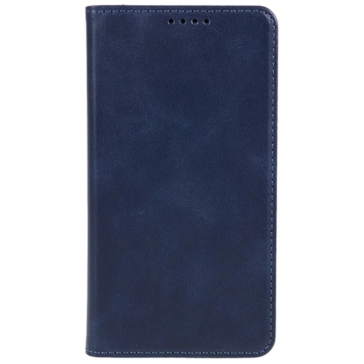 For Motorola S50 Neo 5G / Moto G85 5G Case Strong Magnetic PU Leather Phone Cover Calf Texture - Blue