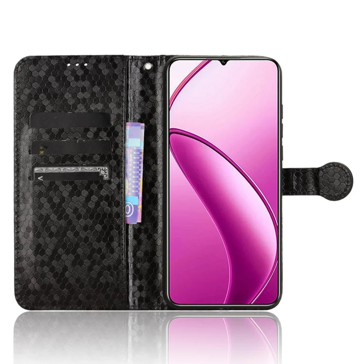 Cover Oukitel C50 A Libro Con Porta Carte E Supporto – Custodia A Portafoglio In Pelle PU Magnetica, Colore Nero, RonRun - 2