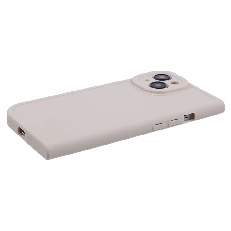 HRX Series for iPhone 13 Case Book-Shaped Design Matte TPU Phone Cover - White