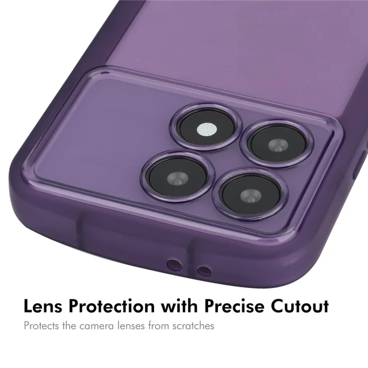 ENKAY HAT PRINCE For Xiaomi Redmi K70 Pro 5G / K70 5G Case Four Corners Shockproof Matte TPU Phone Cover - Black