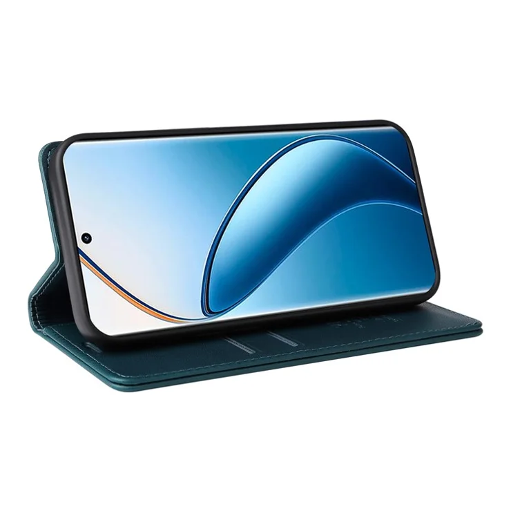 YIKATU YK-001 For Realme 13 Pro 5G (Global) / 13 Pro+ 5G (Global) / P1 Pro 5G / 12 Pro 5G / 12 Pro+ 5G Case Stand Leather Phone Cover - Green