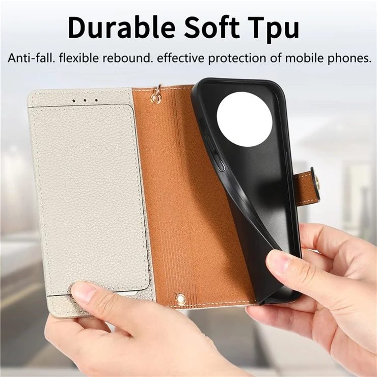 For Oppo Reno12 F 5G Case RFID Blocking Zipper Pocket Leather Wallet Phone Cover - Red