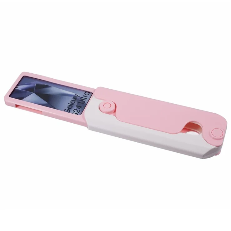 Universal Phone Case Giant Carrot Knife ABS Phone Cover Stress Relieving Toy - Pink+White