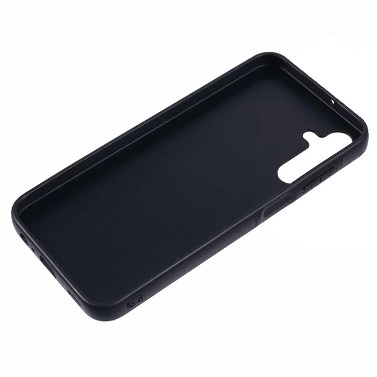 For Samsung Galaxy A15 5G / 4G Phone Case Adhesive Card Bag Color Matching with Kickstand - Brown