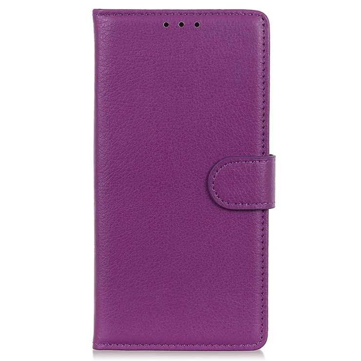 For Motorola Edge 50 Neo 5G / Moto S50 5G / Thinkphone 25 5G Wallet Case PU Leather Phone Cover Litchi Texture - Purple