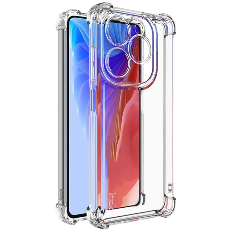 IMAK UX-4 Series Phone Case for Infinix Smart 8 4G / Smart 8 Pro 4G X6525B / Hot 40i X6528B / itel P55 4G Four Corner Shockproof Clear TPU Cover