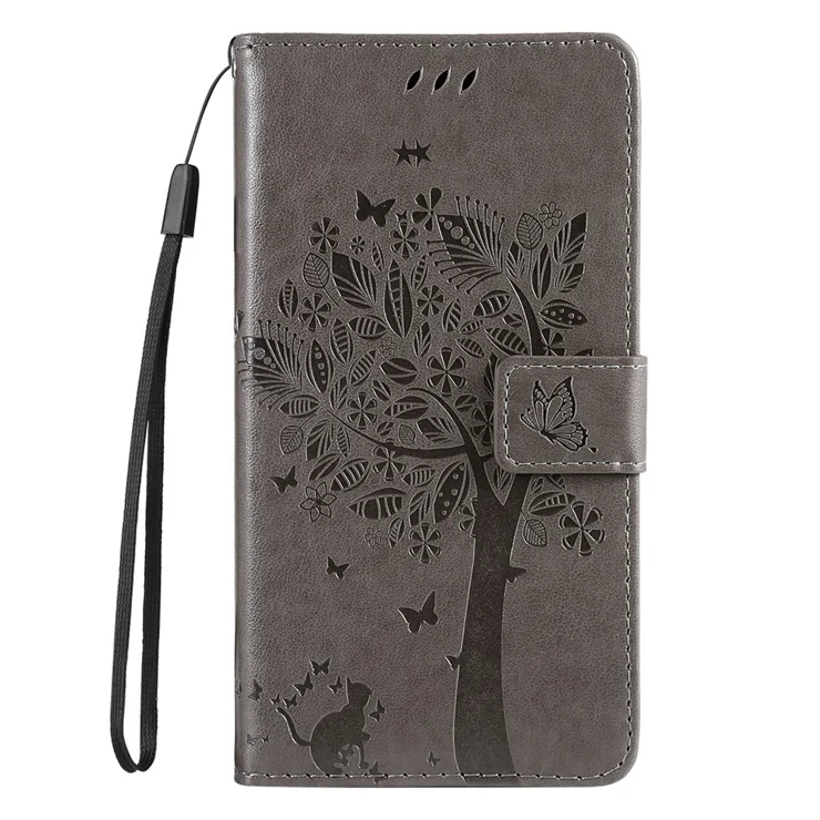 Custodia Per Xiaomi Redmi Pad Pro 12.1" Con Supporto E Porta Carte: Cover In Pelle PU Con Simpatico Gatto E Fiori - 6