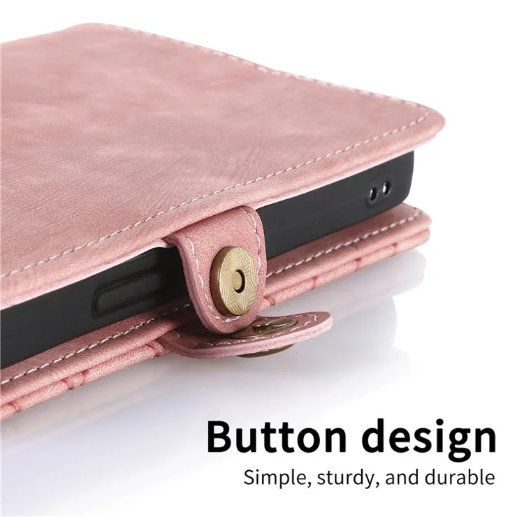 For Motorola Moto G85 5G / S50 Neo 5G Zipper Wallet Case Geometry Lines Leather Phone Cover with Strap - Pink