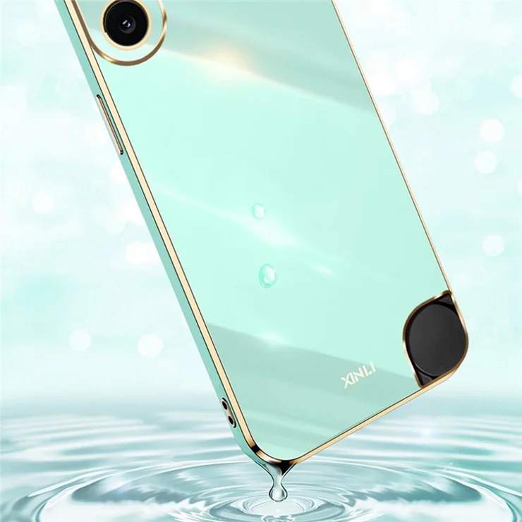 XINLI For Nothing CMF Phone 1 Case TPU Phone Cover with Electroplating Frame - Black