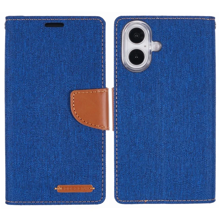 MERCURY GOOSPERY For iPhone 16 Plus Case Canvas Texture - Main Image