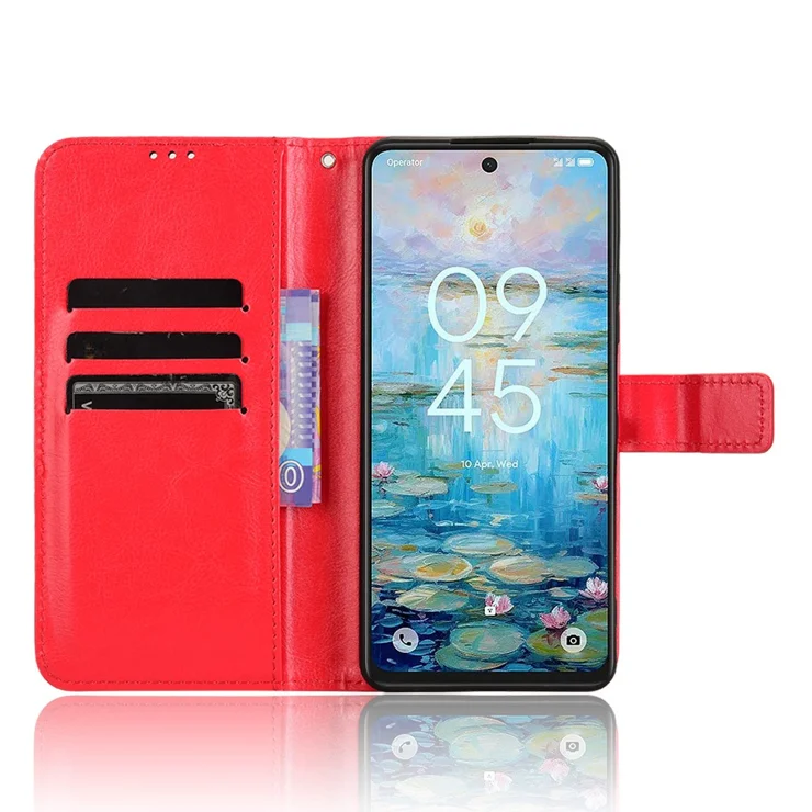 Case For TCL 50 XE NxtPaper 5G Wallet Case With Card Holder, Premium PU Leather Case Magnetic Viewing Stand Shockproof Flip Cover - View #2