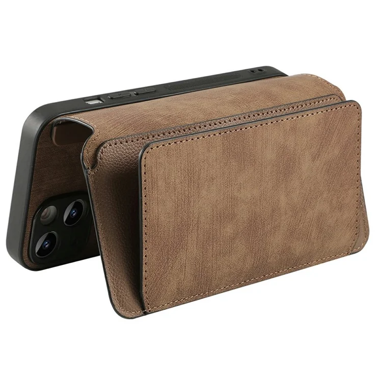 CASENEO MW-02 For Samsung Galaxy A16 5G / A16 4G Case Detachable Magnetic Leather Flip Phone Cover - Brown