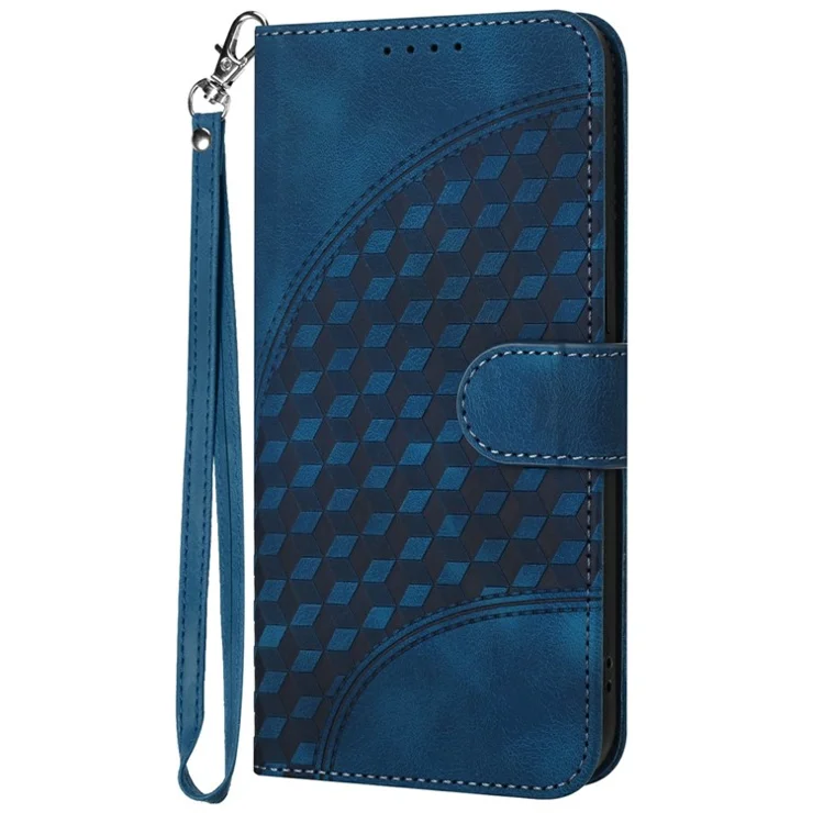 YX0060 For Samsung Galaxy S25+ Case Elephant Head Pattern Leather Phone Cover - Sapphire