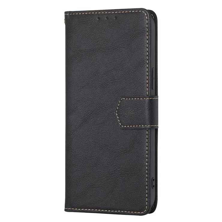 For Motorola Moto G85 5G / S50 Neo 5G Case Leather Phone Cover with RFID Blocking Wallet - Black