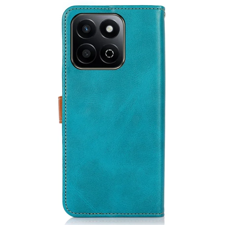 KHAZNEH For Honor X7c 4G / 200 Smart 5G / Play 60 Plus 5G Wallet Phone Case Stand Leather Flip Cover - Blue