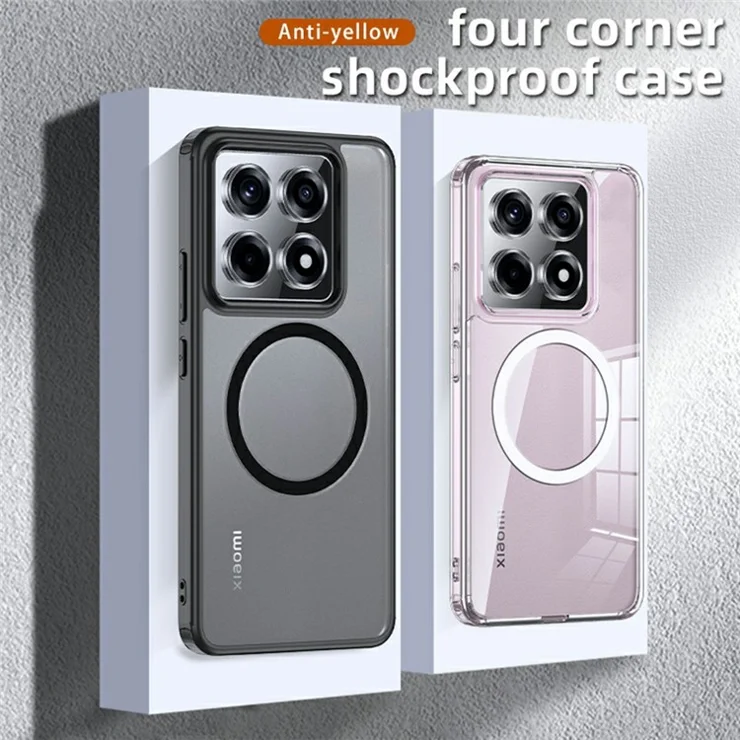 Bulk Purchasing For Xiaomi 14T Pro Case Compatible with MagSafe Shockproof PC + TPU Phone Cover - Transparent