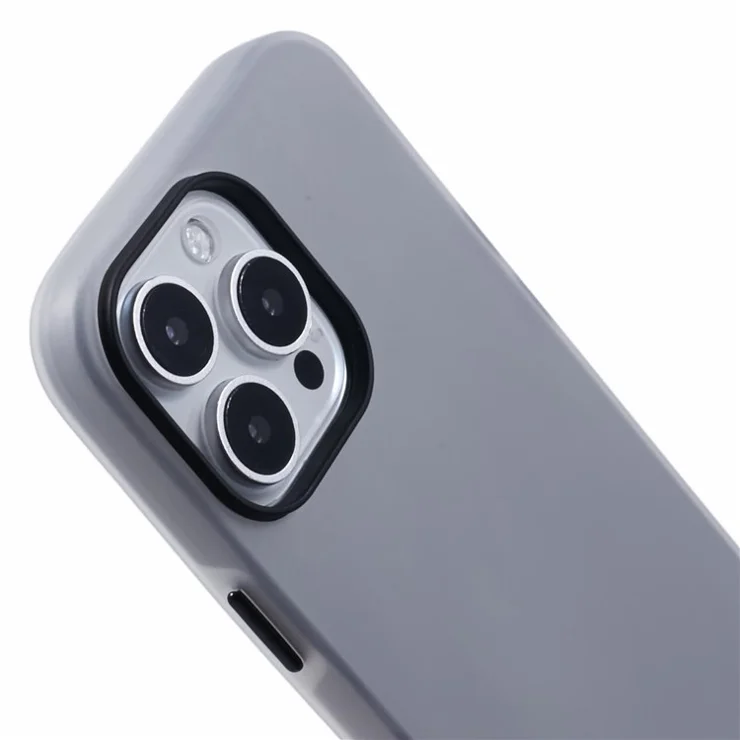 For iPhone 16 Pro Case Detachable TPU Shockproof Phone Cover - Grey