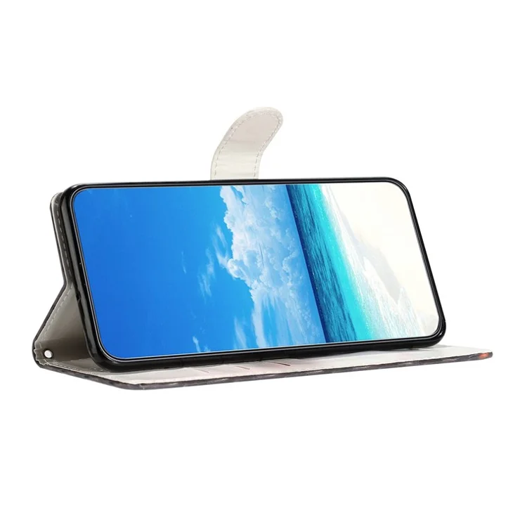 For Xiaomi 14T Case PU Leather Wallet Phone Cover 3D Pattern Printing - Butterfly