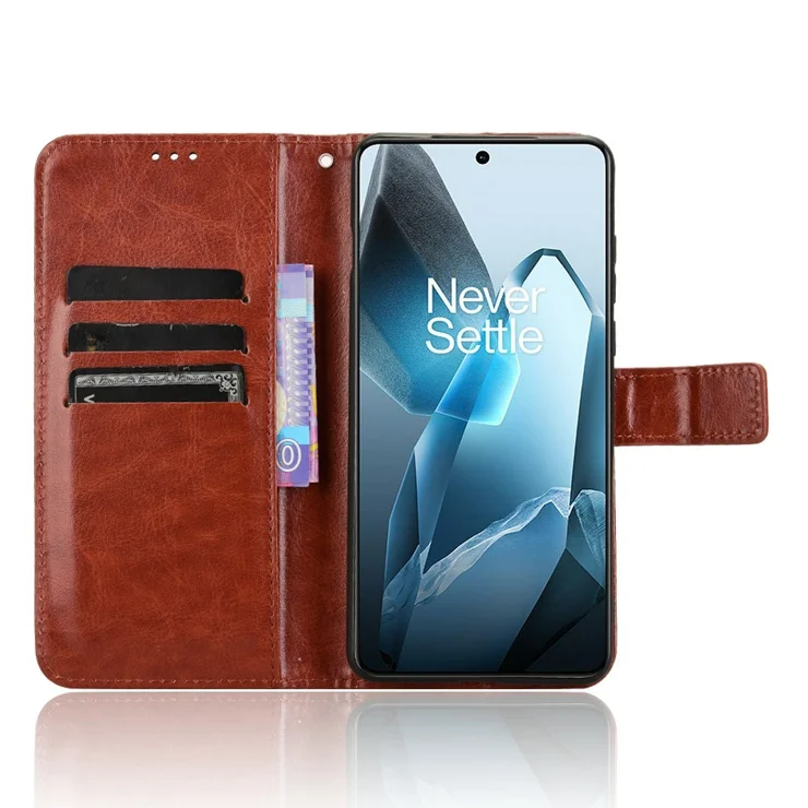 LIUZIHAN Wallet Cover per OnePlus 13R. Funzione Stand, Slot Cart, Flip Caso Pelle PU Bumper Custodia con, Case Custodia per OnePlus 13R.(rombo Nordico