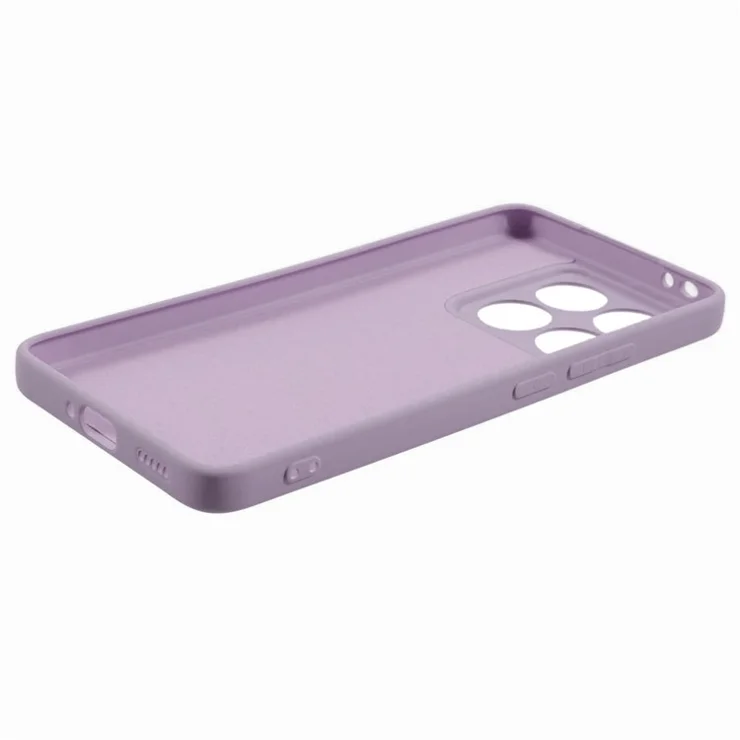 For Xiaomi 14T Pro Case TPU Back Soft Anti-Scratch Fiber Lining Phone Cover - Purple