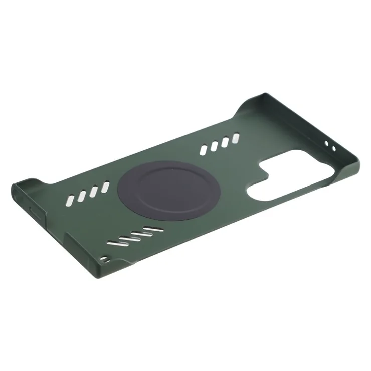 For Samsung Galaxy S25 Ultra Case Hard PC Frameless Heat Dissipation Phone Cover - Green