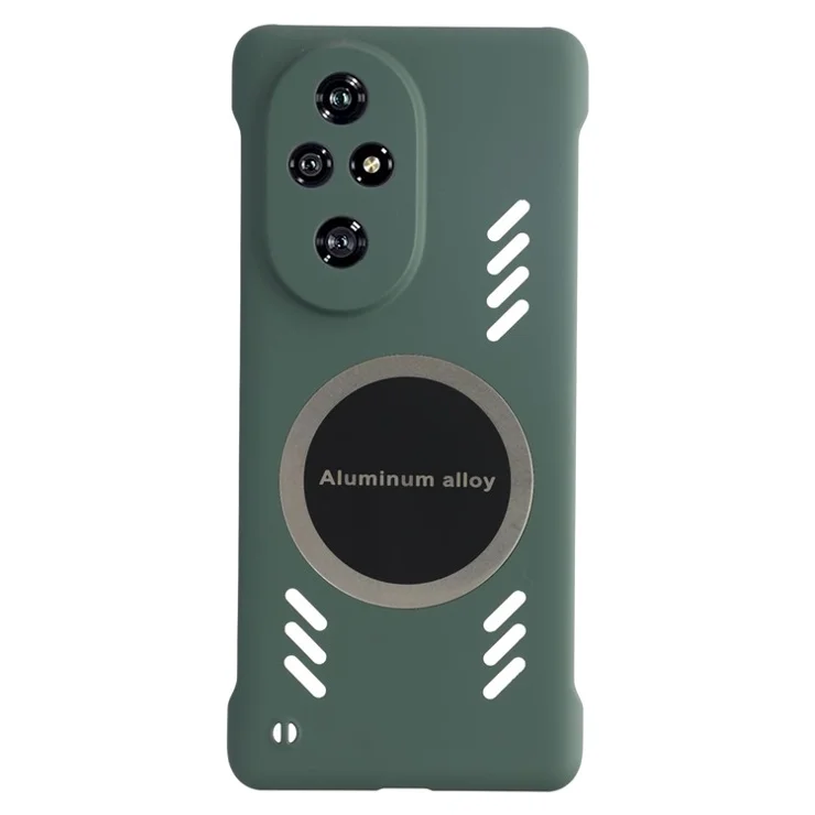 For Honor 200 Pro 5G Case Hard PC Frameless Heat Dissipation Phone Cover - Green