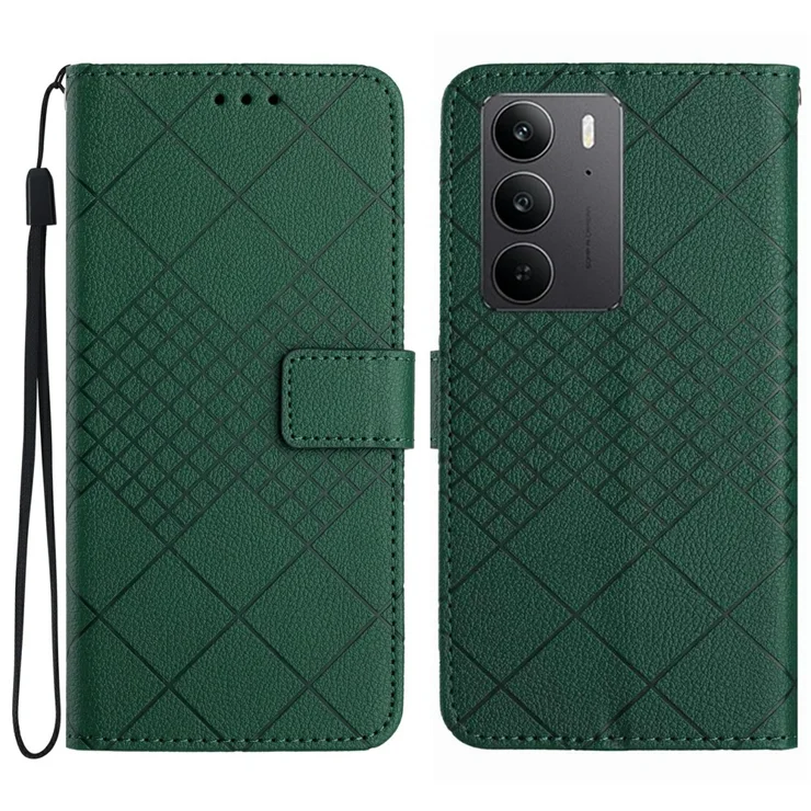 For Realme C75 4G Wallet Phone Case Imprint PU Leather Flip