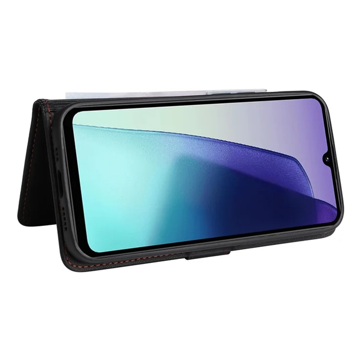 For Xiaomi Poco C75 4G / Poco M7 5G / Redmi A3 Pro 4G / 14R 5G / A4 5G / 14C 5G / 14C 4G Magnetic Case BETOPNICE Leather Phone Cover - Black